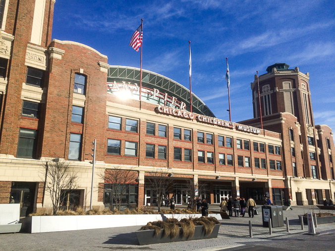 Blue skies at Navy Pier in February - what a surprise!